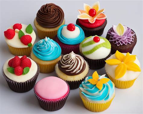 foto de cupcakes con diseños temáticos de temporada