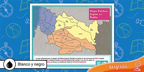 Mapa de la Región de Ñuble destacando Chillán como centro de producción de longanizas