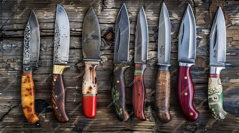 Cuchillos para untar con mangos de diferentes materiales: madera, acero inoxidable, plástico