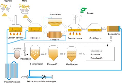 Esquema detallado del proceso industrial de limpieza, cocción y envasado de choritos.