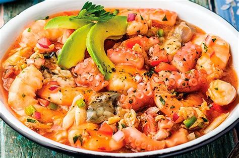 Plato de cóctel de mariscos 