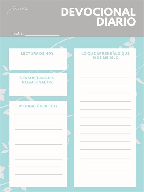 Infografía que muestra la estructura de un devocional típico: meditación diaria, versículo, aplicación práctica, plan de lectura.