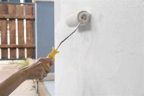 Ilustración de una persona aplicando imprimación con rodillo y brocha en una pared