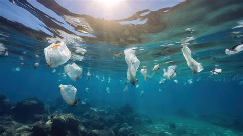 Ilustración del impacto de la pesca en los ecosistemas marinos y la contaminación por plásticos