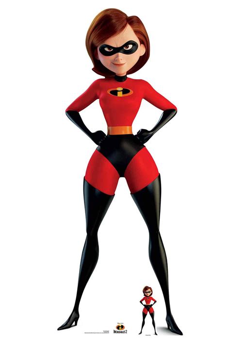 Ilustración de Helen Parr como Elastigirl en acción