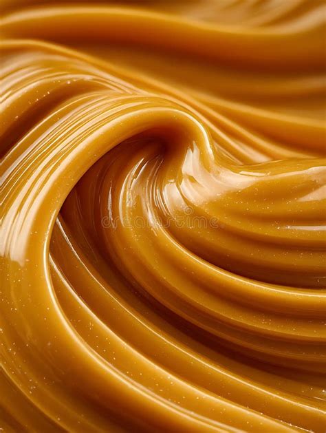 Fotografía de primer plano de caramelo dorado en una sartén con la textura ideal.