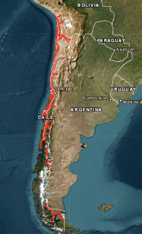 Mapa de Canadá y Chile resaltando las rutas de exportación y los puntos clave del caso.