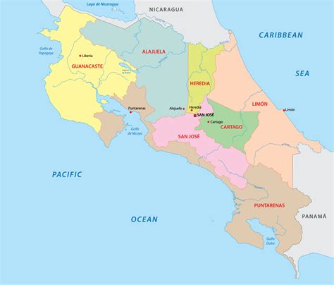 Mapa de Costa Rica destacando la región de Sarapiquí y las zonas de plantación de piña