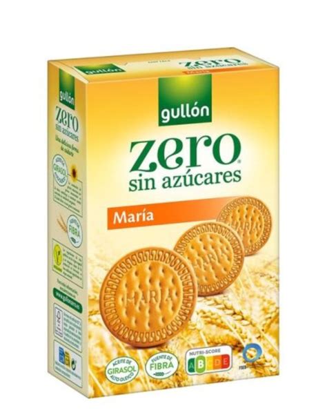 Foto de varias galletas Gullón sin azúcar en un paquete o surtido