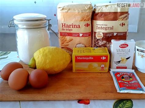 Ingredientes básicos para un queque casero
