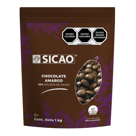 Infografía mostrando las diversas aplicaciones del chocolate SICAO en repostería y confitería.