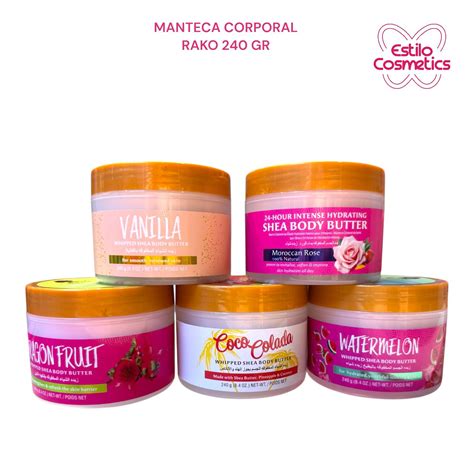 Infografía comparativa entre manteca corporal y crema corporal