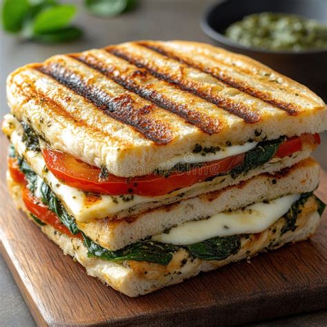 Sándwich Panini Aliado con queso vegano y cecina