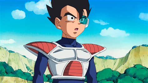 Diseño de Tarble, el hermano de Vegeta, en su primera aparición