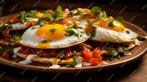 Plato de huevos rancheros
