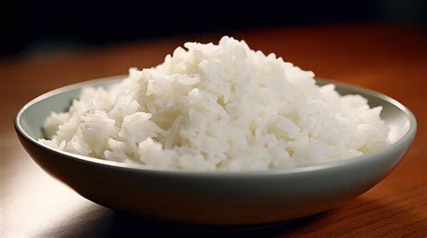 Crema de arroz en un tazón con ingredientes frescos