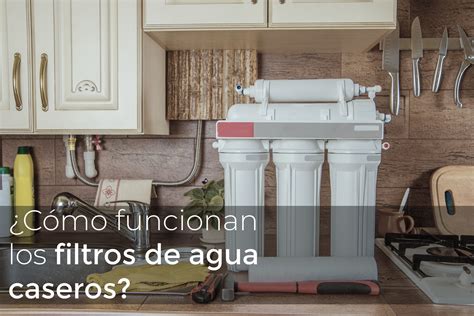 Infografía básica de cómo funciona un filtro de agua general