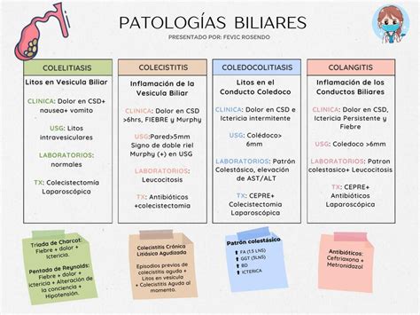 Esquema de las patologías de descompresión