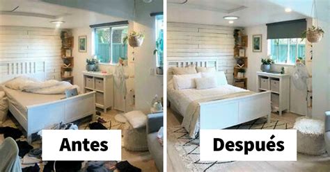 Fotografía de una superficie de madera antes y después de ser limpiada con cáscara de nuez