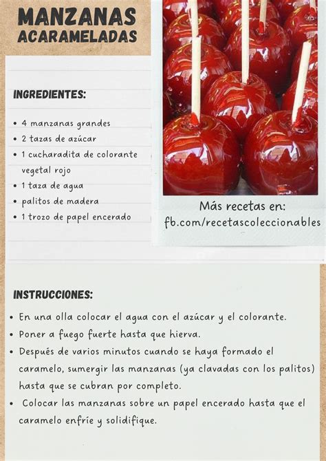 Infografía: Puntos del caramelo para manzanas acarameladas