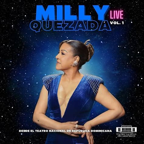 Infografía sobre la cronología de la trayectoria musical de Milly Quezada desde los años 70 hasta la actualidad.