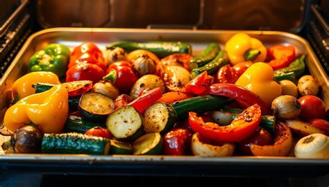 Imagen de una variedad de vegetales asados en una parrilla.