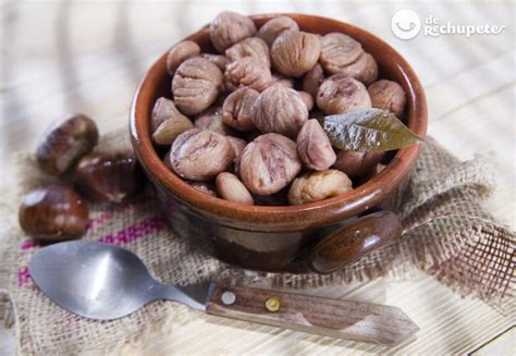 Castañas cocidas y peladas listas para usar