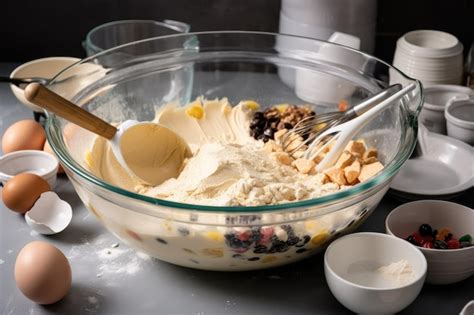 Ingredientes saludables en un bowl, listos para mezclar