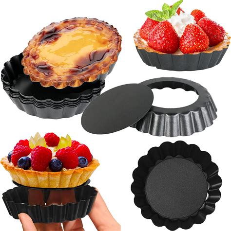 variedad de moldes para tartaletas individuales
