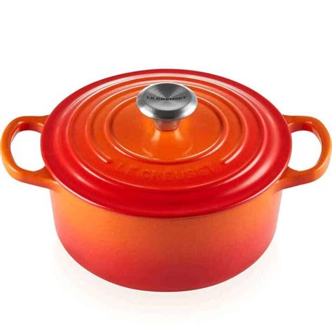 Imagen de una cocotte de hierro fundido sobre una hornilla