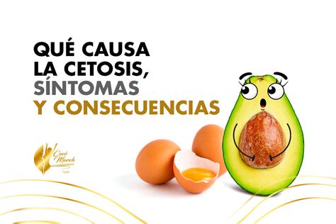 ilustración de los síntomas comunes de la cetosis