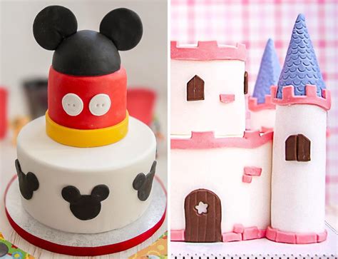 Torta infantil decorada con figuras de fondant de colores