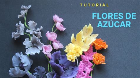 Paso a paso para crear flores de azúcar para tortas