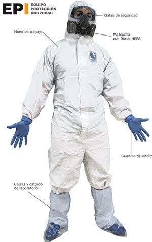 trabajadores de matadero con equipo de protección individual (EPI) completo