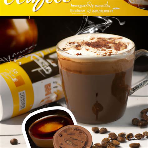 Ilustración de las capas de un café mocha