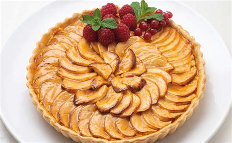 Grabado antiguo representando una tarta de manzana