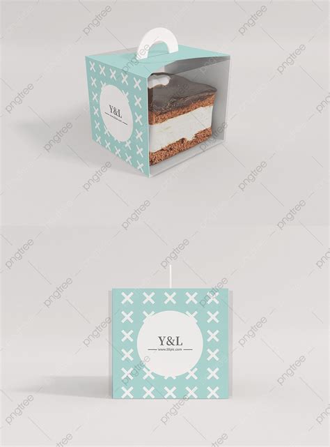 Ejemplo de diseño gráfico aplicado a una plantilla de caja de pastel, mostrando logo, colores y tipografía.