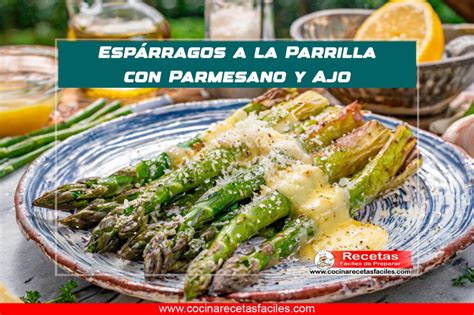 infografía con los pasos para preparar espárragos al horno