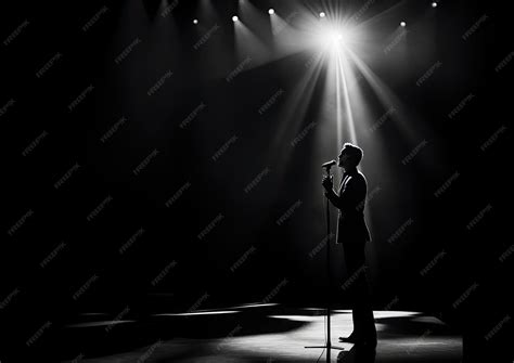 Cantautor en un escenario, con guitarra y una iluminación dramática en blanco y negro, contrastando con un músico contemporáneo enérgico