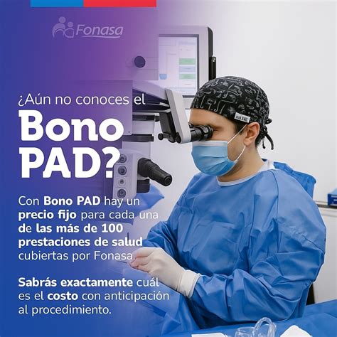 Infografía sobre los requisitos y beneficios del Bono PAD Fonasa para abdominoplastia