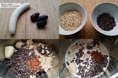 Ingredientes para chocolate cups veganas (dátiles, plátano, chocolate)