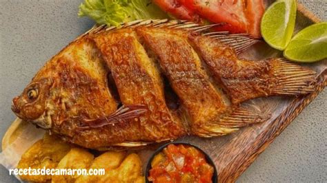 Pargo rosado frito dorado y jugoso