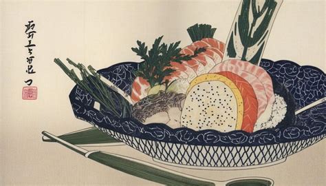 Collage de diversos platos icónicos de la gastronomía japonesa vistos en series de anime