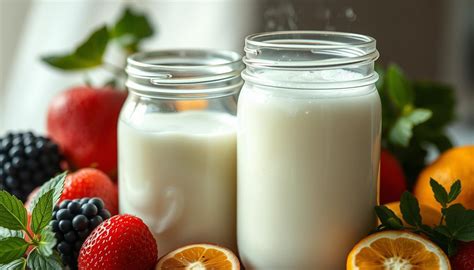 Diagrama del proceso de fermentación del kéfir de leche.