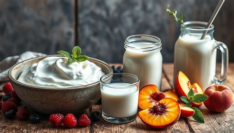 Muestra de texturas: comparación visual entre el yogurt de leche de vaca y el Vegurt de almendras
