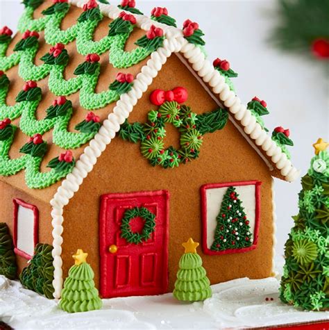 casitas de jengibre decoradas para navidad