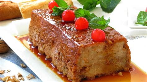 budín de pan dominicano con especias