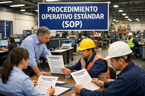 Esquema de la estructura de un Procedimiento Operativo Estándar (SOP)