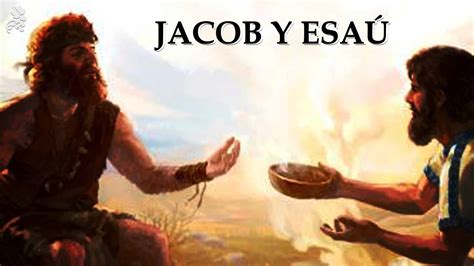 Ilustración de Jacob y Esaú, representando la venta de la primogenitura por el plato de lentejas