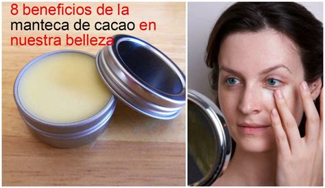 Ilustración mostrando los beneficios de la manteca de cacao para la piel del rostro, cuerpo y cabello.